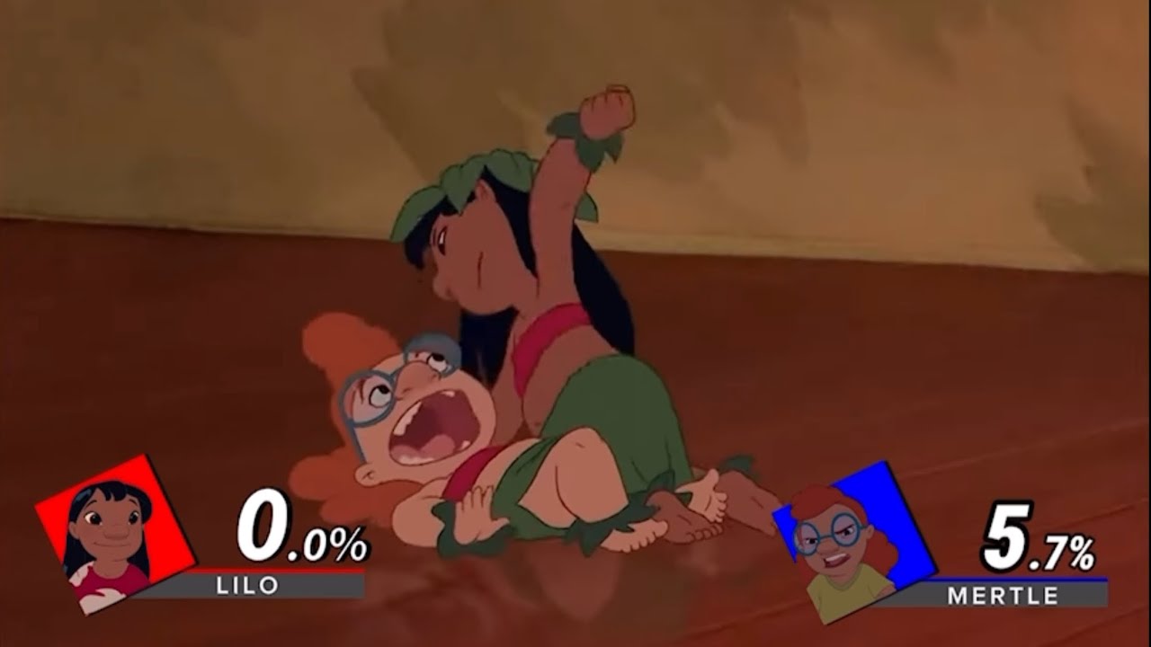 Lilo vs Mertle but it’s Super Smash Bros