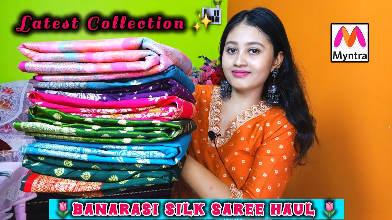 Myntra Banarasi Silk Saree Haul ✨️