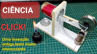 TRABALHO DE CIÊNCIA. COMO FAZER UM MOTOR STIRLING . SCIENCE WORK. STIRLING ENGINE.