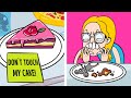 BAD STORIES OF A TYPICAL NERD || Weird Cartoon by 123Go! Animated