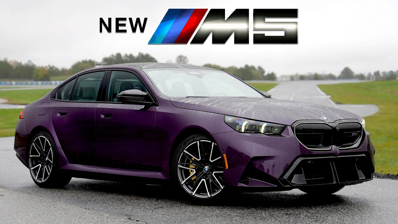 New BMW M5 Sedan 2025 - Techno Violet! Interior | G90 | Rain Drift ...