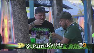 La Pub Owners And Patrons Celebrate Less Restaurant Restrictions On St. Patricks Day