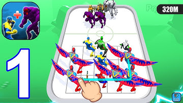 Merge Master: Superhero Fight - Gameplay Walkthrough Part 1 Levels 1-12 (iOS,Android Gameplay)