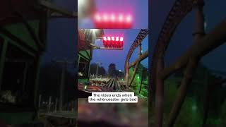The video ends when the rollercoaster gets bad… 😳 #altontowers #crazy #pov