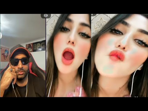 Kaloo very funny tik tok hot live with hoor malik - YouTube
