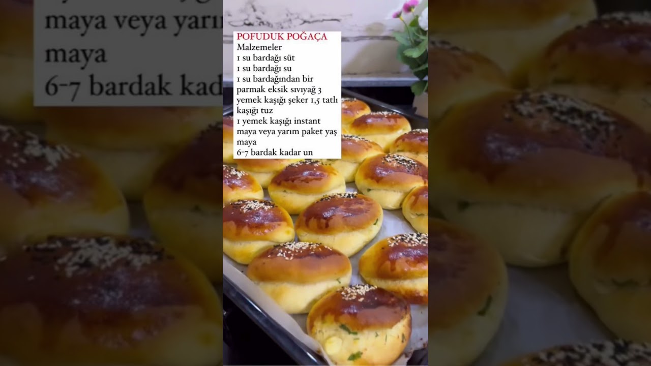 Pofuduk Poğaça🥯 #poğaça#pamukpoğaça#shortvideo#viral#viralshort#keşfet#keşfetteyiz#tarif#fyp#music