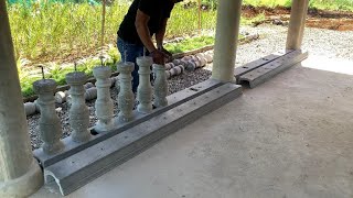 Gumawa ako ng concrete railing o pasamanos / Part 2 Design sa balcony namin