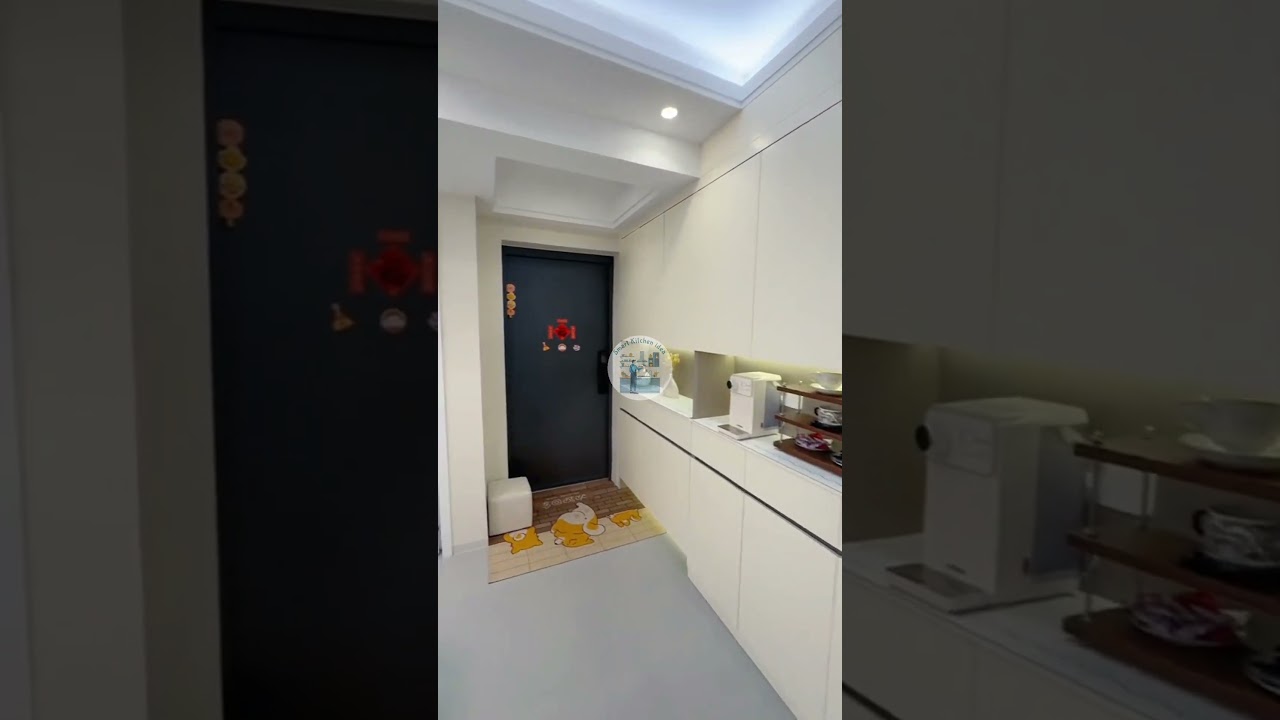 Dream Kitchen Entrance & Living Room TV Wall Setup | Home Tour 