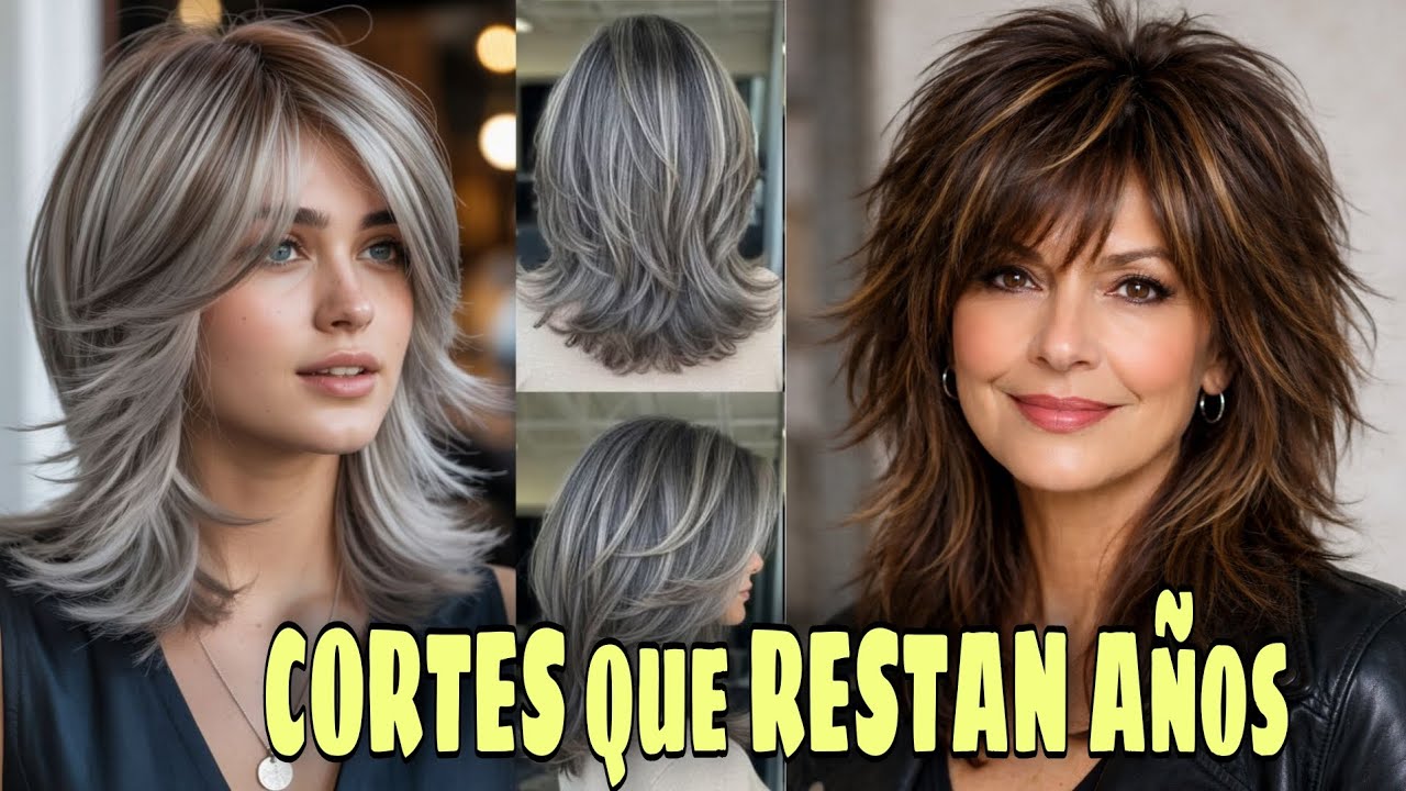 🔥 CORTES EN TENDENCIA 💇‍♀️ Que ILUMINAN el Rostro y RESTAN AÑOS| 
