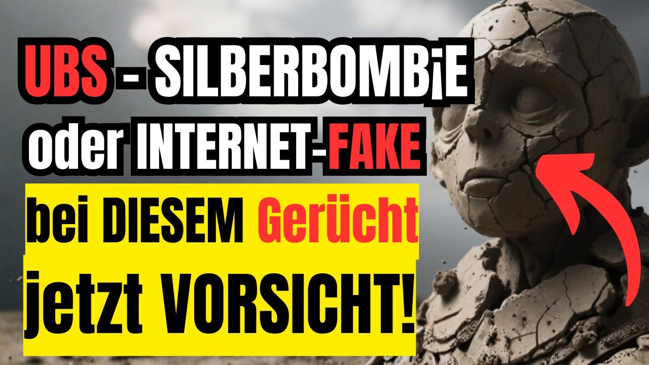UBS-Silberbombe oder Internet-Fake? Warum dieses Gerücht Millionen Anleger in die Irre führt