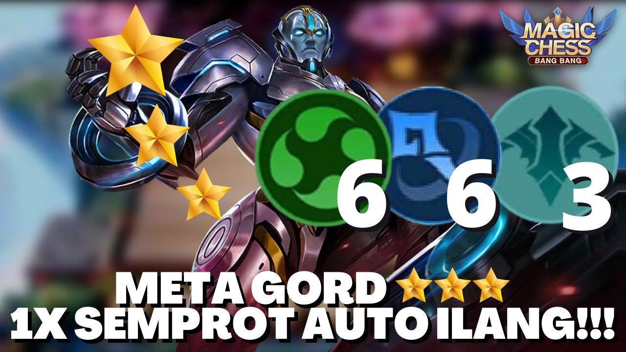 META HYPER GORD ⭐⭐⭐ PAKE COMBO SIMPLE TER-OP !!! COMBO MAGIC CHESS UPDATE TERBARU