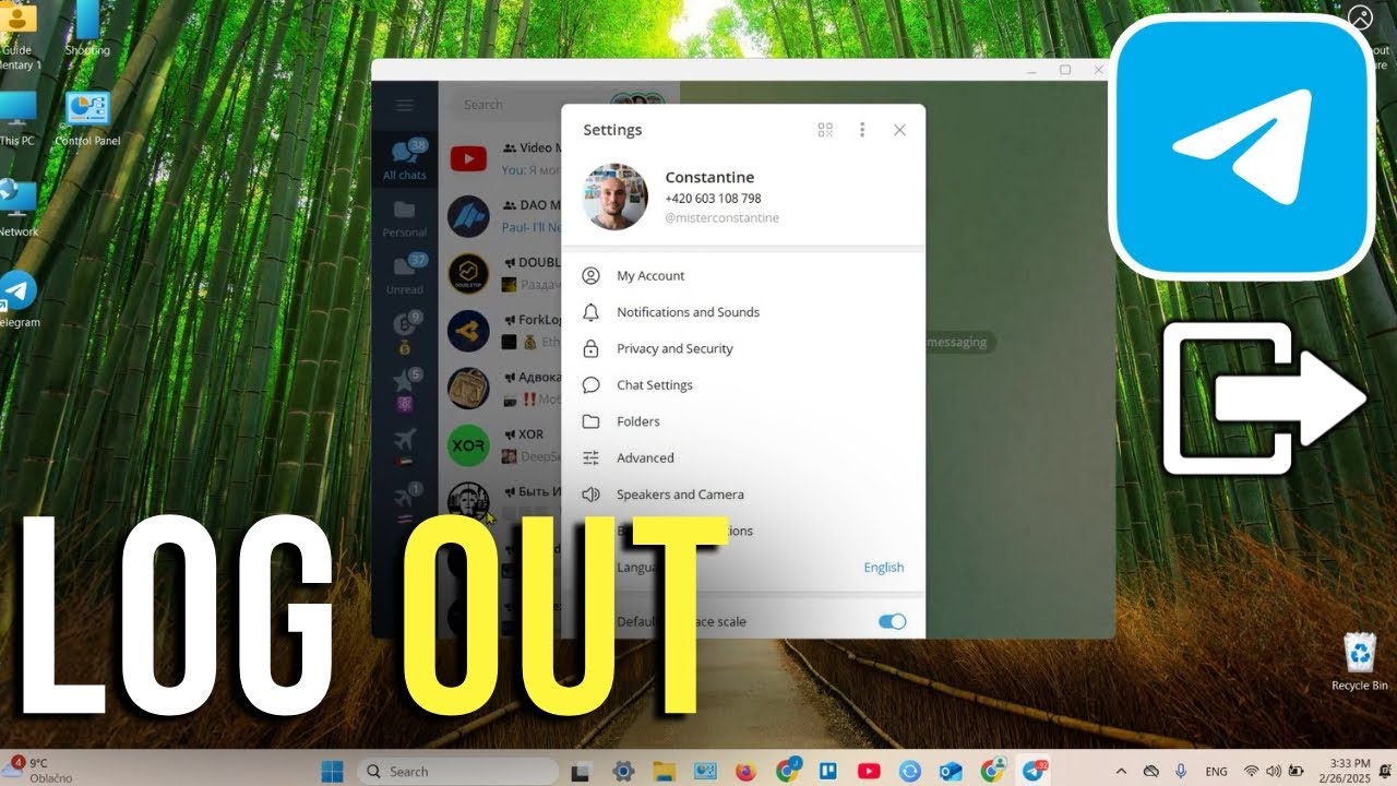 How To Log Out Of Telegram