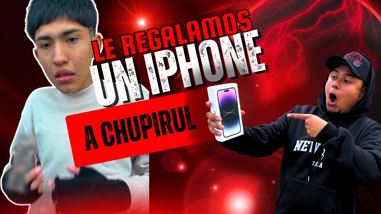 LE REGALAMOS EL IPHONE 17 PRO a CHUPIRUL !😱 (Terminal mal)