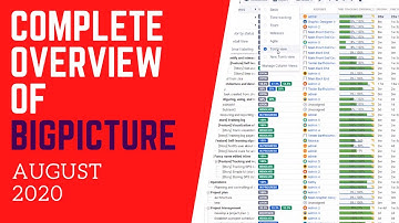 COMPLETE OVERVIEW OF BIGPICTURE August 2020