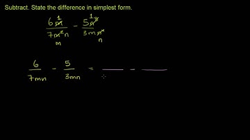 Simplifying First for Subtracting Rational Expressions