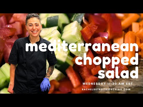 Plant Based Mediterranean Chopped Salad