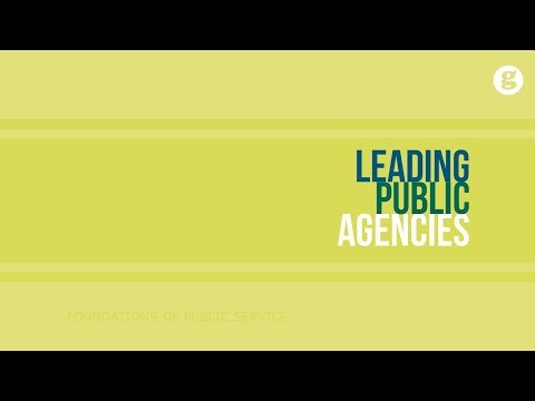 Leading Public Agencies