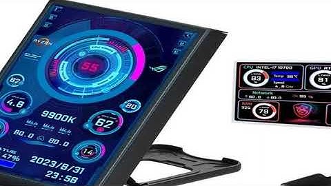 3.5 Inch IPS Type C Secondary Screen for Computer CPU GPU RAM HDD Display 320*480 USB LCD