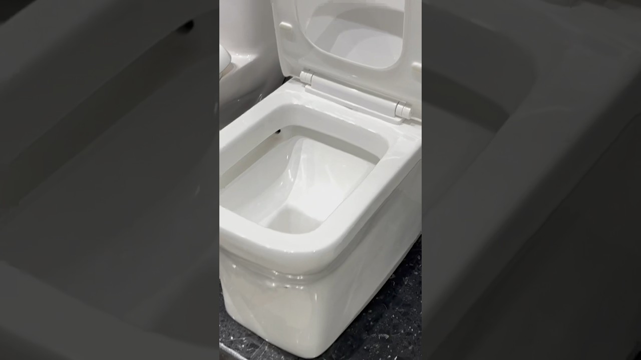 One piece toilet seat 
