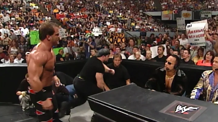 Kane Vs Chris Benoit (The Rock on Commentary) Bring It You No Tooth B*tch! - RAW IS WAR!