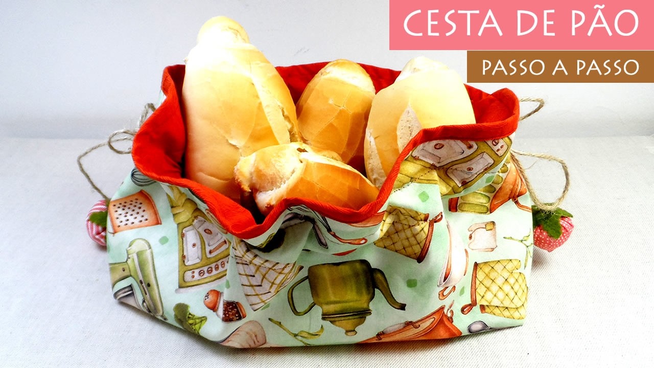 Cesta de Pão de Tecido: Faça Você Mesmo em Poucos Passos