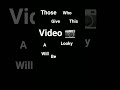 Those who give this video a looky... #shorts #fyp