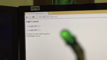 ARDUINO - LED Control over Ethernet (ENC28J60)