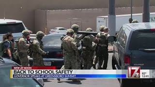 Governor speaks at summit on back to school safety