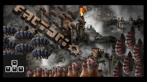 Factorio - Hardest map possible - killing a lot of biters/aliens (HD 60fps)