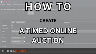 StableBid - How to create a timed online auction screenshot 2