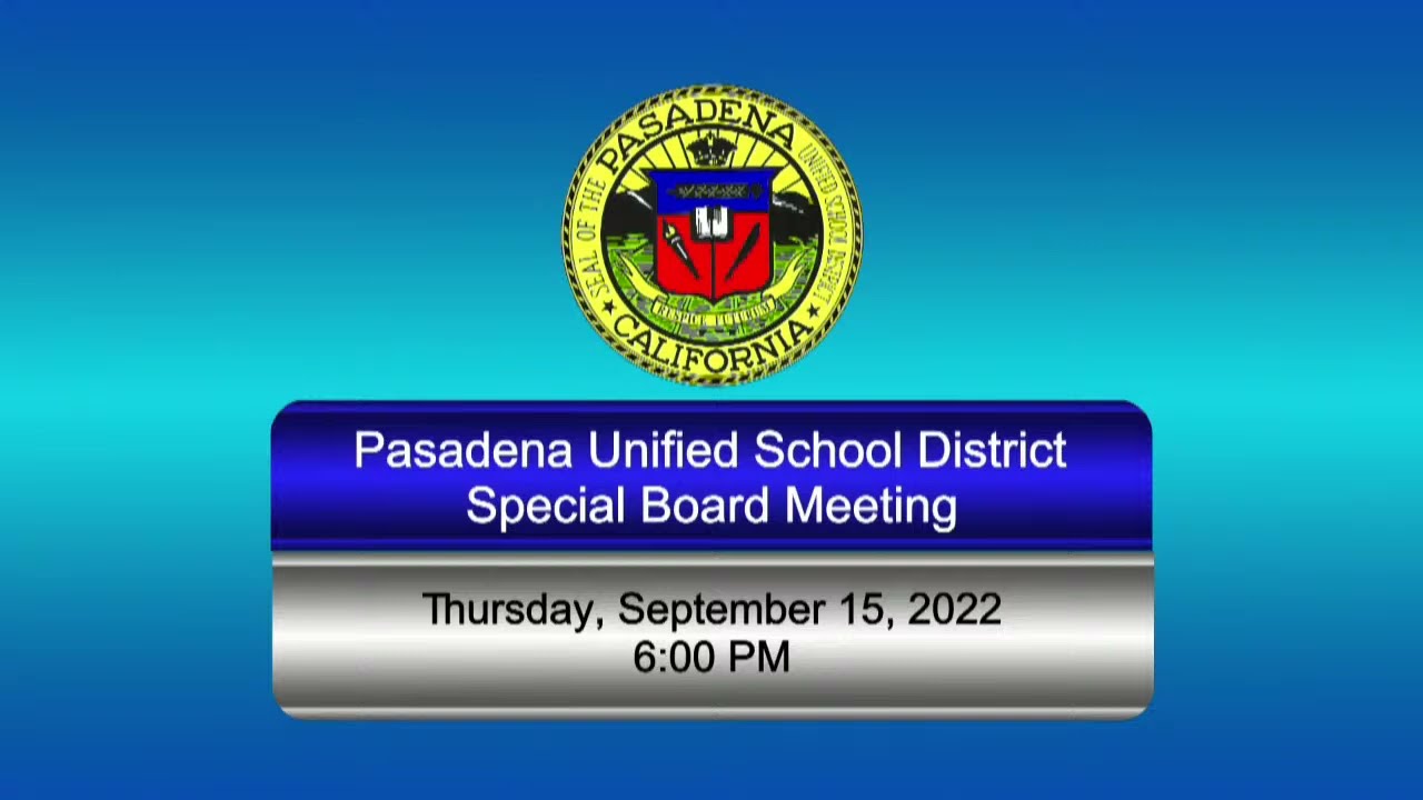 PUSD Board of Education, Special Board Meeting - Live Coverage of ...