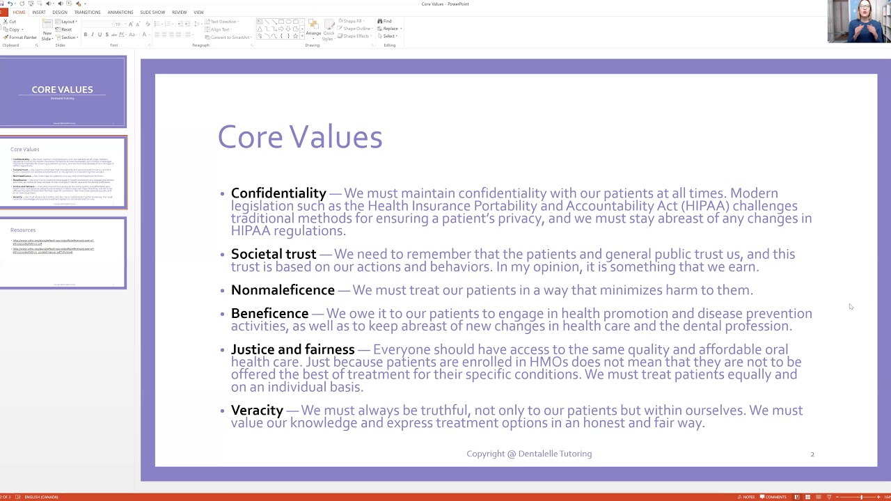 simple-core-values-explained-for-the-dental-professional-youtube