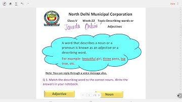 Class 5 English Worksheet Solution Week 22 (2/12/21)