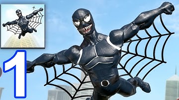 Spider Hero Superhero Games: Black Spider Games - Gameplay Walkthrough Part 1 (iOS, Android)