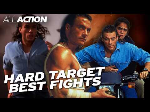 Jean-Claude Van Damme’s Most Explosive Fight Scenes from Hard Target (1993) | All Action