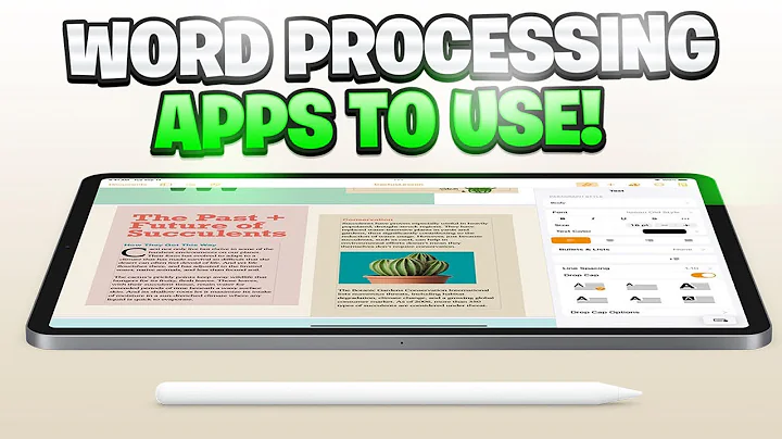 TOP 5 WORD PROCESSING APPS FOR YOUR IPAD!