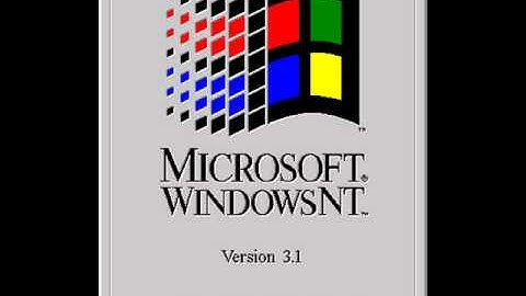 Microsoft Windows NT Version 3.1 (1993) - Startup and Shutdown