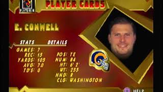 NFL Xtreme 2 Roster St  Louis Rams