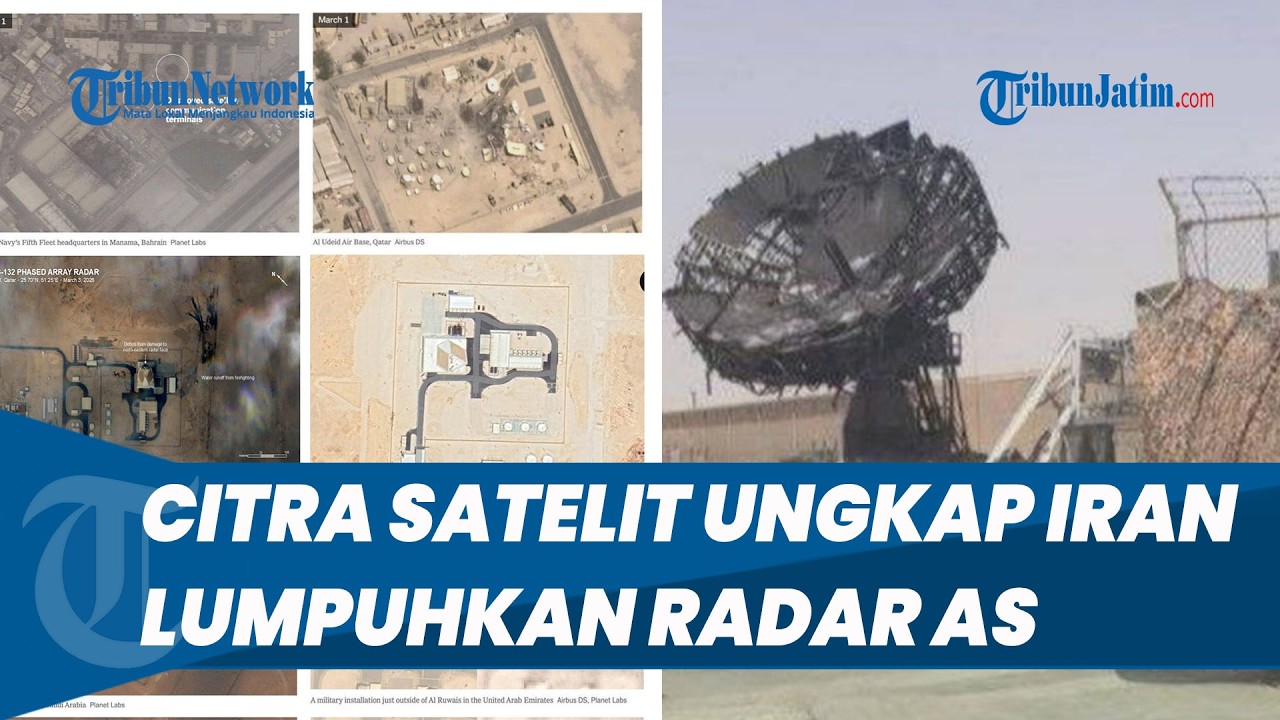 Citra Satelit Ungkap Strategi Iran Lumpuhkan Radar AN/TPY-2 dan Jaringan Komando AS di Timur Tengah