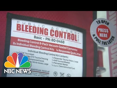 Chicago Installing Bleeding Control Kits Around City In Gun Violence Fight.