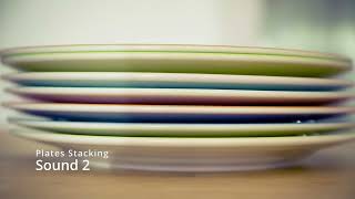 Plates Stacking, Plates on plates sound effects or noises
