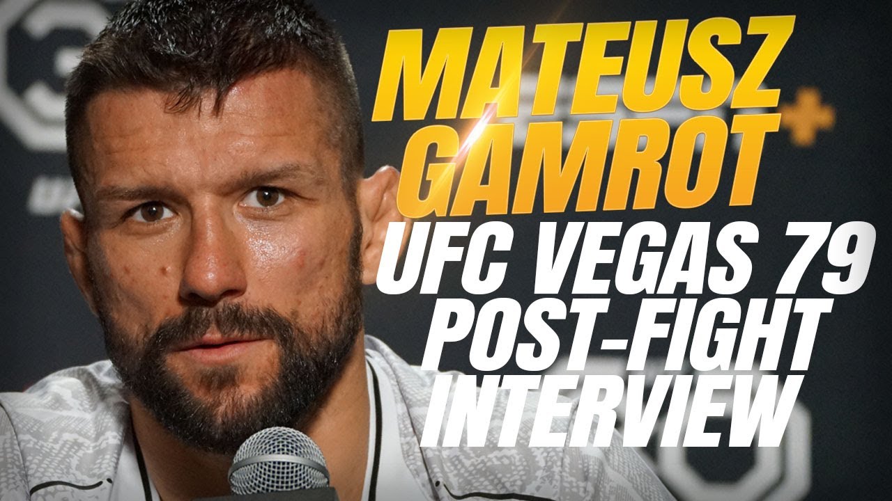 Mateusz Gamrot on potential rematch with Rafael Fiziev after injury TKO