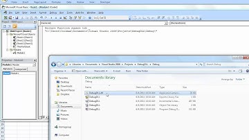 DLL (C++) debugging from Excel VBA