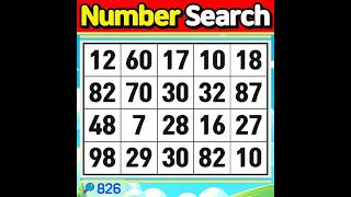 Number Search #826 It’s okay to rest when things get tough.【Match | brain game | puzzle 】 screenshot 1