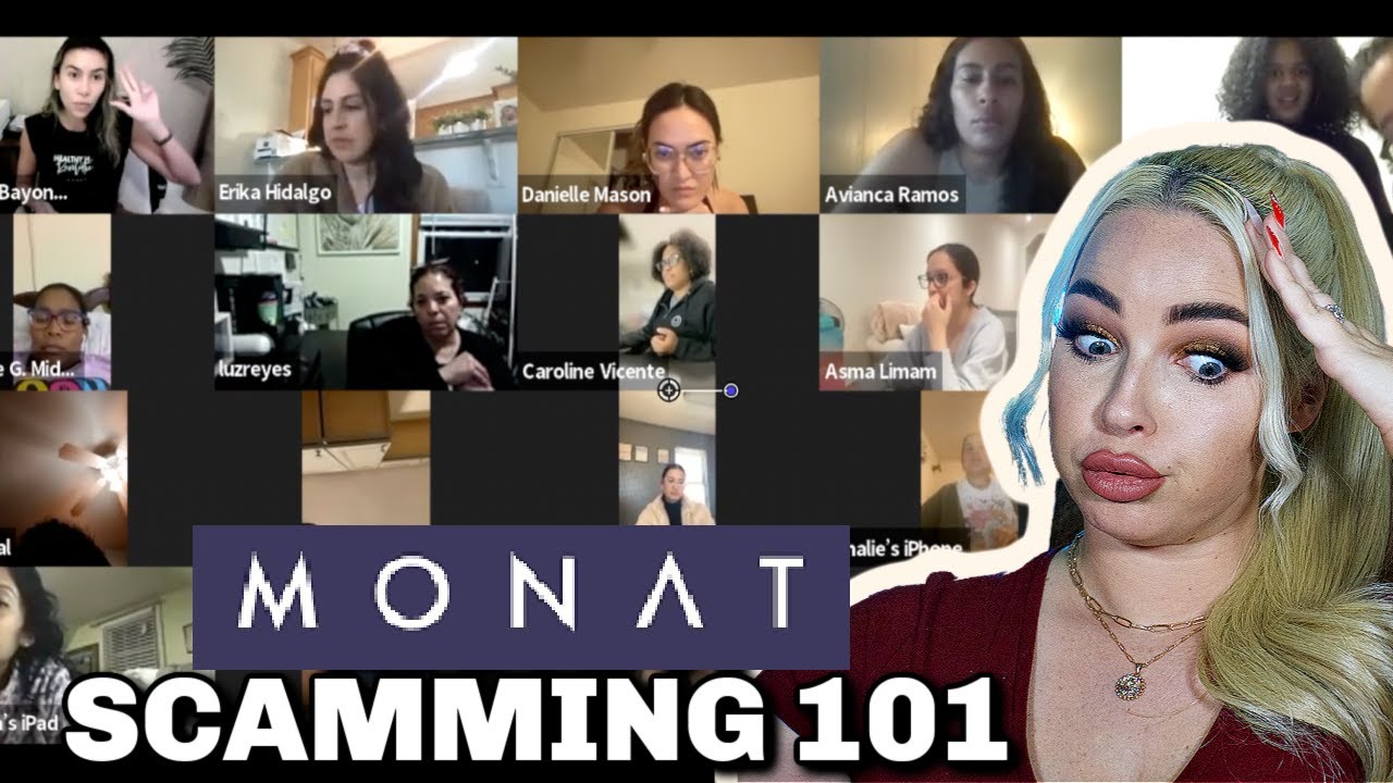 TOP MONAT REPS TEACH US HOW TO BE PROFESSIONAL SCAMMERS ZOOM CALL