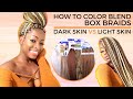 BEYONCE INSPIRED BOX BRAIDS: HOW TO BLEND BLONDES FOR DARK & LIGHT SKIN WOMEN