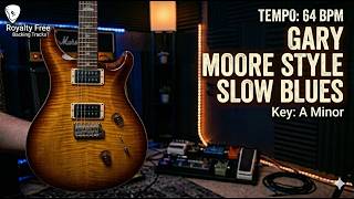 Gary Moore Style Slow Blues Jam in A Minor