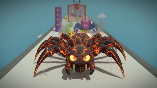 Evolving Spider into Giant Spider - Insect Run and Evolve Gameplay (Android, iOS)