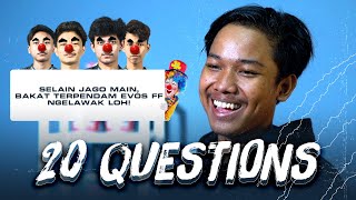 20 Questions:  Kata EVOS Abu, bakat terpendam player FF jago ngelawak? | EVOS Free Fire