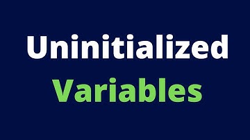 Uninitialized Variables | Javascript